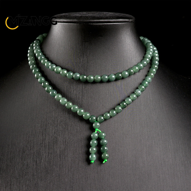 Ethnic Fashion For Ladies - Kalung batu giok Natural Myanmar, Kalung