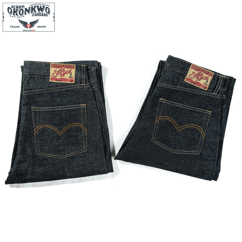 Levis Jeans 501 - Celana jeans pria OKONKWO 15oz heavyweight