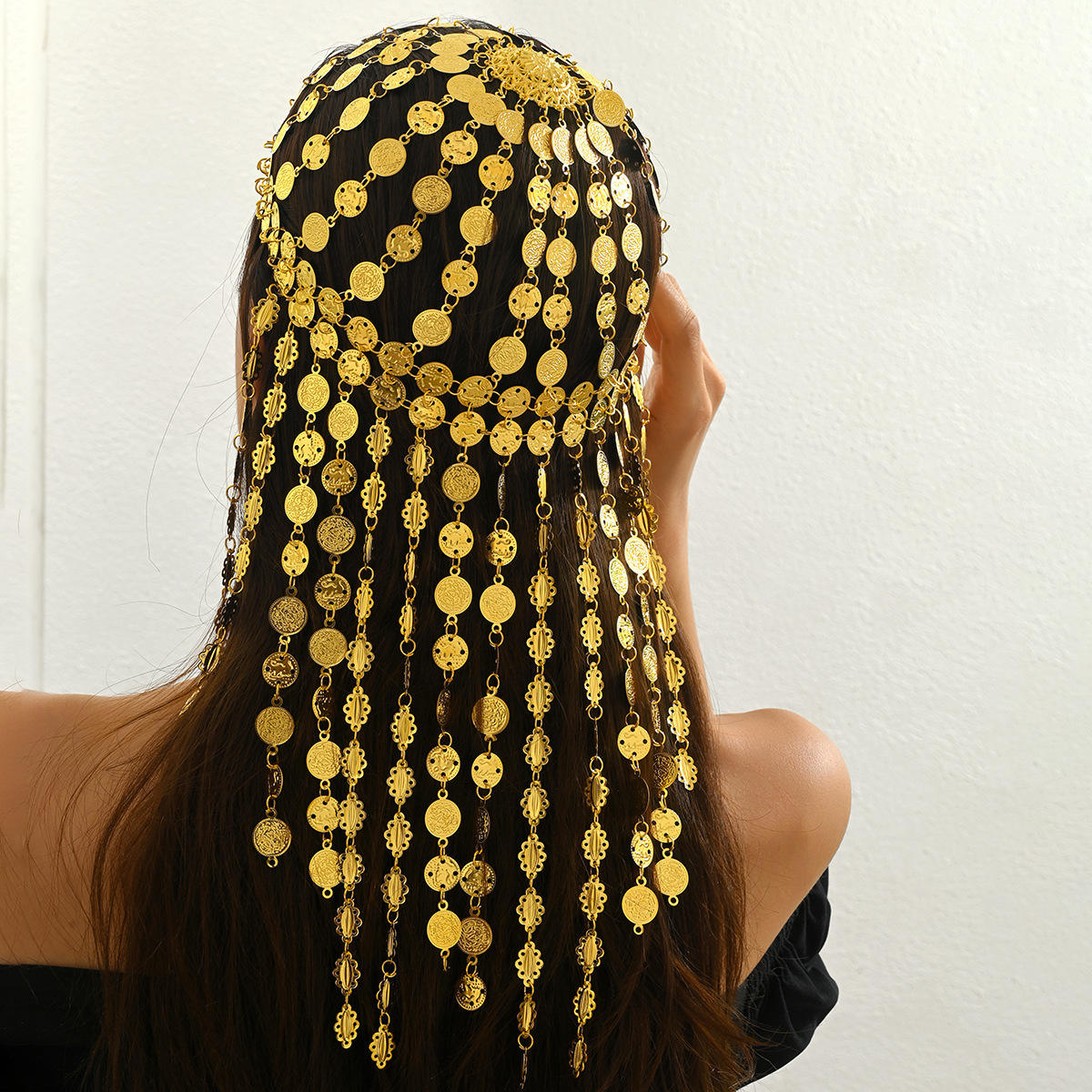 Ethnic Fashion Co In - Topi Kepala Wanita Rumbai Campuran Etnis