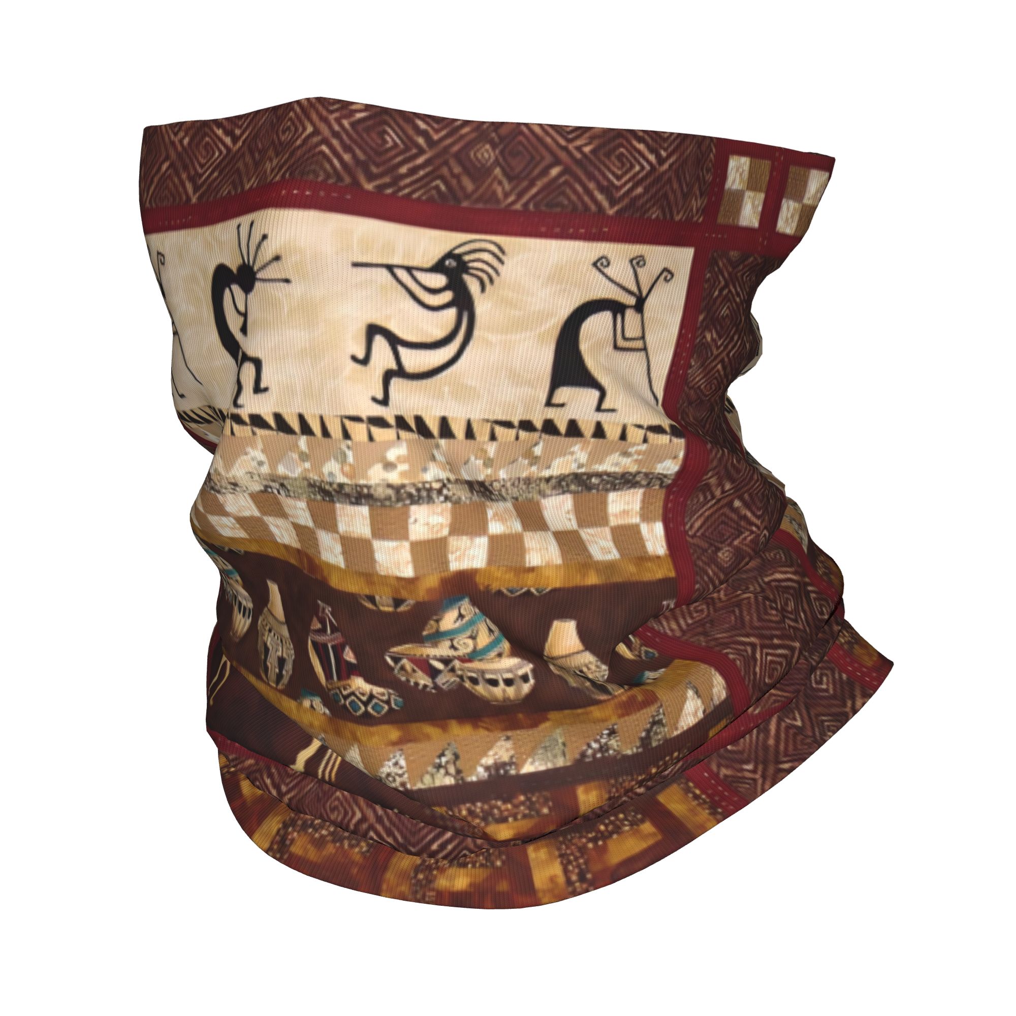 Ethnic Fashion Designers - Penutup Kepala Musim Dingin Kokopelli Kustom,