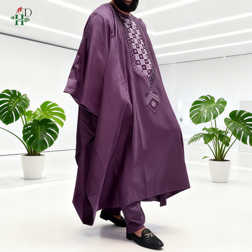 Boubou Men Africa - H&D Pakaian Tradisional Afrika Untuk Pria