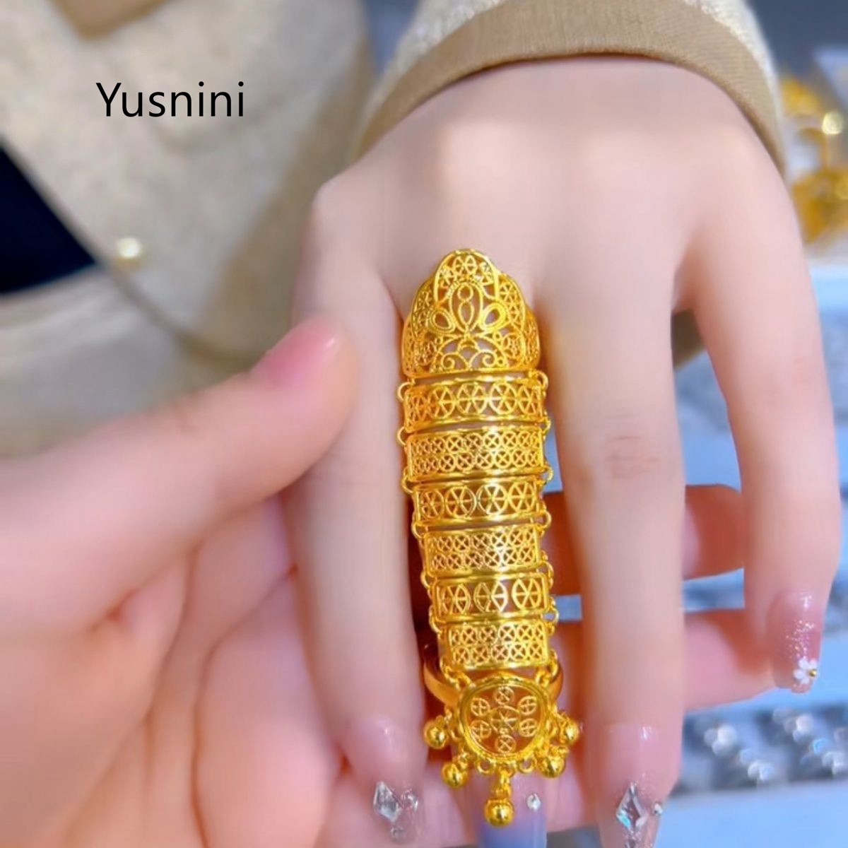Ethnic Fashion In Dubai - Perhiasan Dubai Baru Terlaris Cincin Wanita