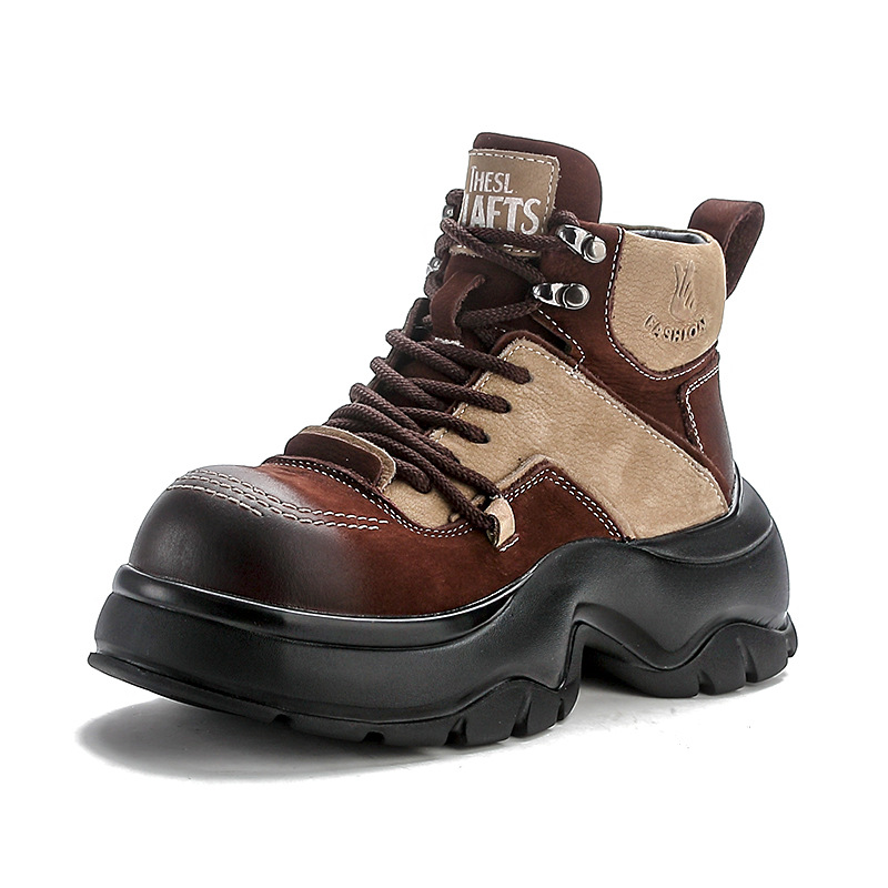 Ethnic And Fashion - Sepatu Boots Kulit Asli 6cm Model