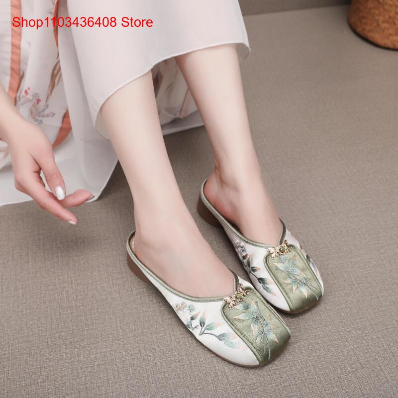 Sandal Bordir Baru untuk Rumah - Ethnic And Fashion ulasan dan harga