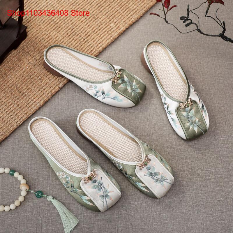 Sandal Bordir Baru untuk Rumah - Ethnic And Fashion ulasan dan harga