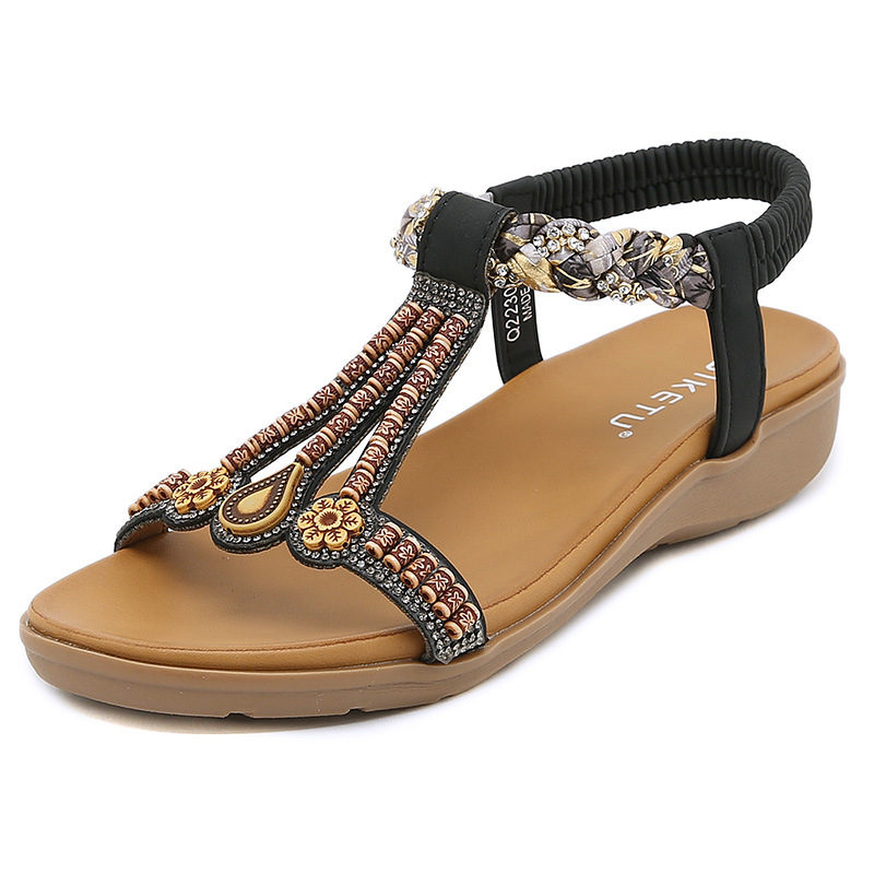 Sandal Wanita Tren Fashion Ser - Ethnic Fashion Trend ulasan dan harga
