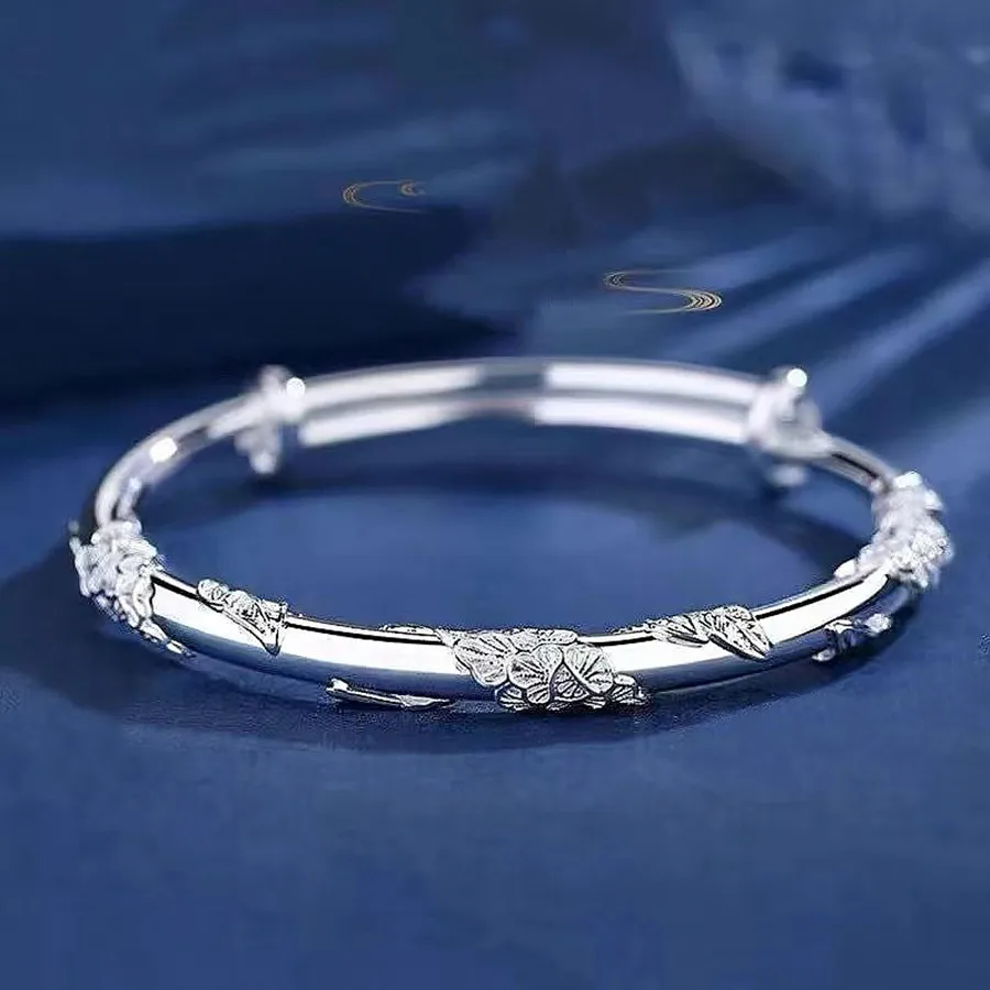 Gelang bunga mekar cantik pera - Ethnic Fashion Designers ulasan dan harga