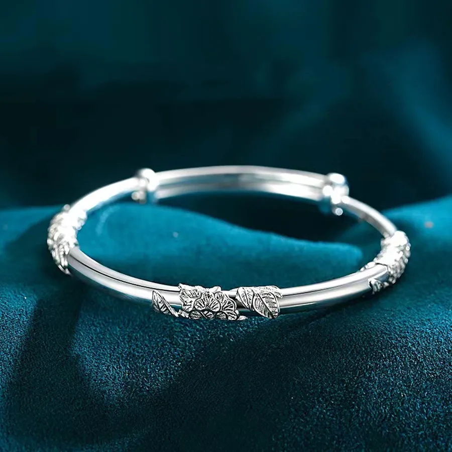 Gelang bunga mekar cantik pera - Ethnic Fashion Designers ulasan dan harga
