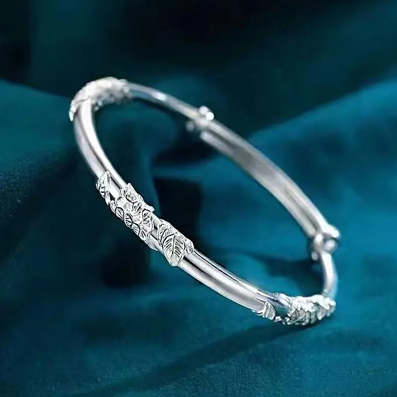 Gelang bunga mekar cantik pera - Ethnic Fashion Designers ulasan dan harga