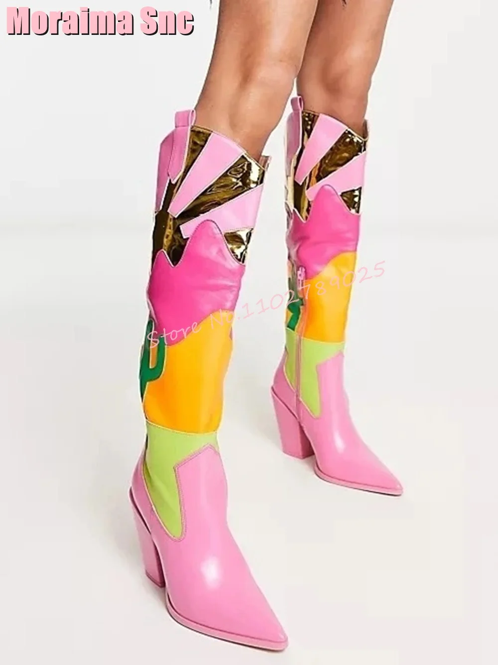Sepatu Bot Wanita Model Koboi  - Ethnic And Fashion ulasan dan harga