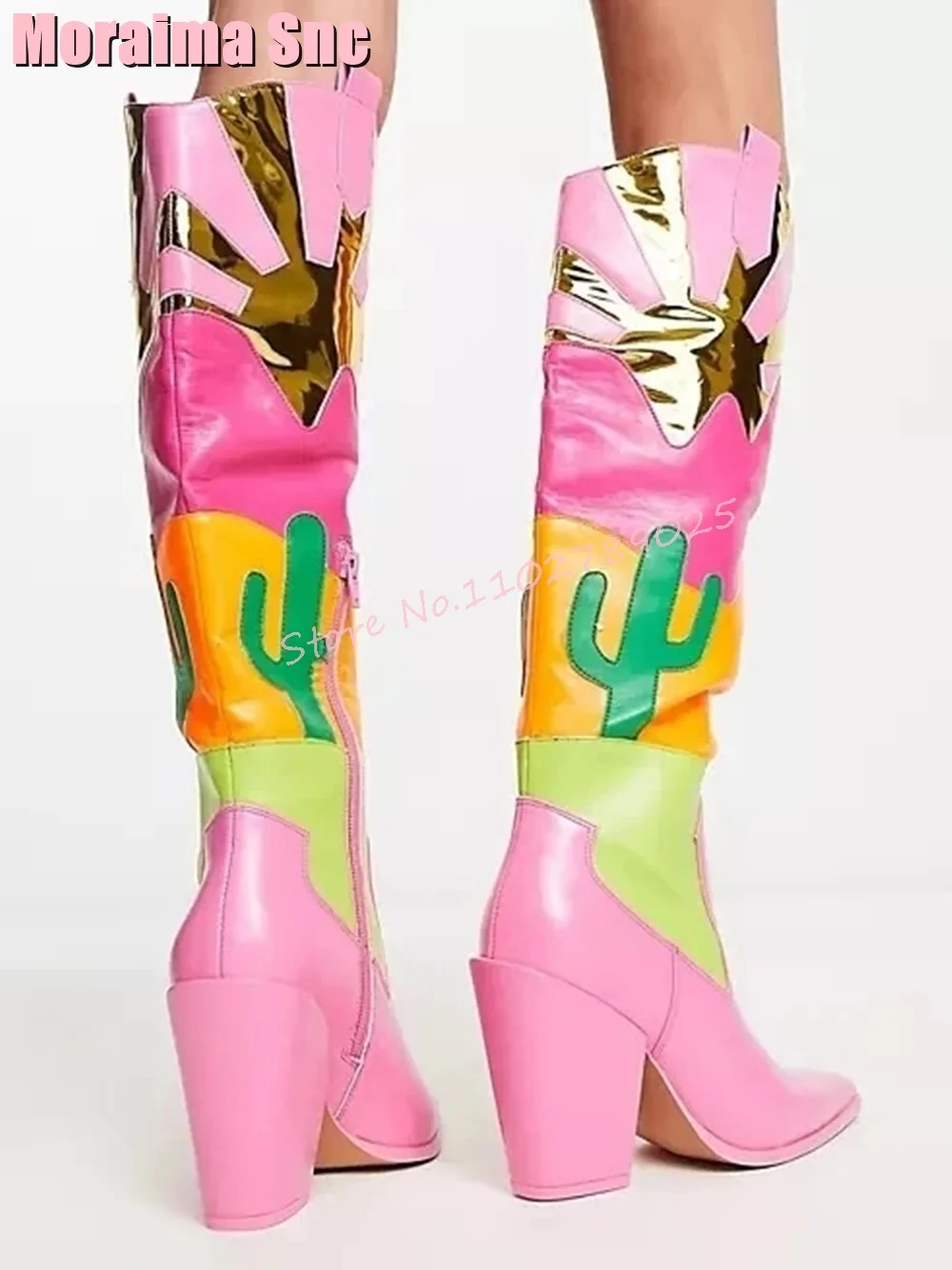 Sepatu Bot Wanita Model Koboi  - Ethnic And Fashion ulasan dan harga