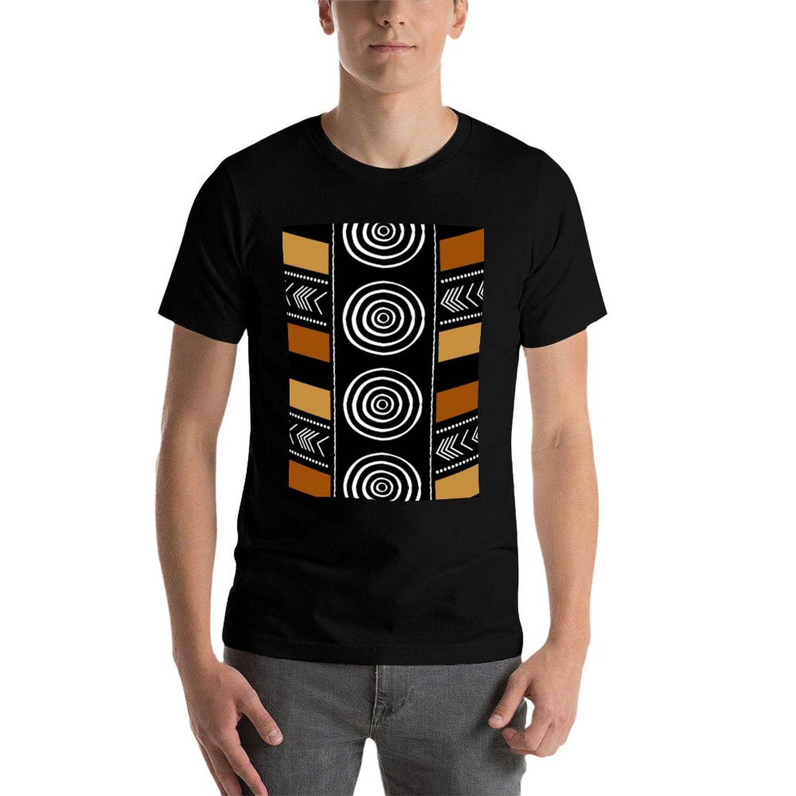 Kaos Seni Kain Lumpur Afrika,  - Mudcloth Print Top ulasan dan harga