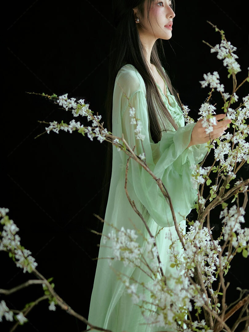Gaun Hijau Gaya Cina Tradision - Ethnic Fashion Studio ulasan dan harga