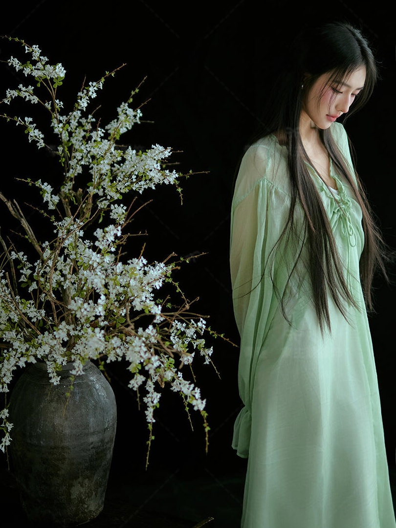 Gaun Hijau Gaya Cina Tradision - Ethnic Fashion Studio ulasan dan harga