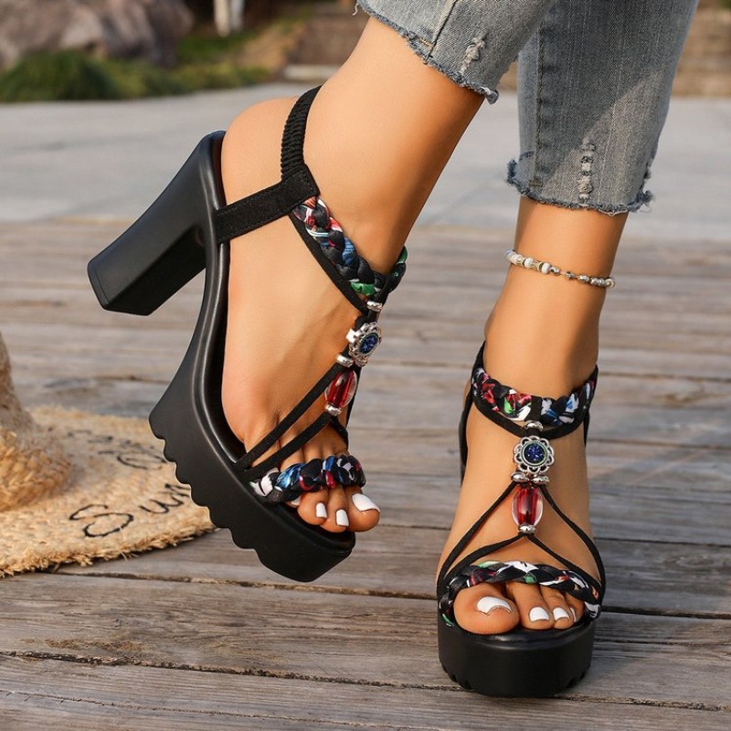 Sandal Wanita Gaya Etnik Musim - Ethnic And Fashion ulasan dan harga