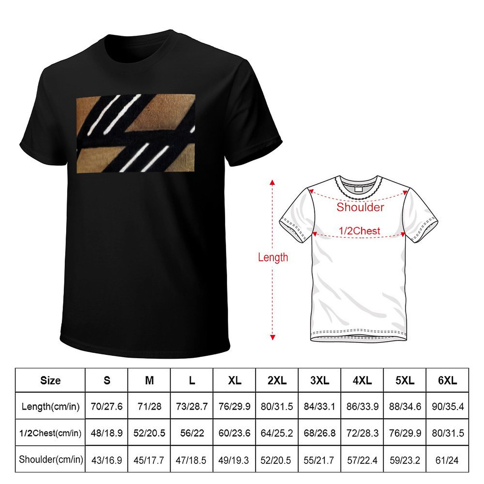 Kaos Katun Afrika Lengan Pende - Mudcloth Print Top ulasan dan harga