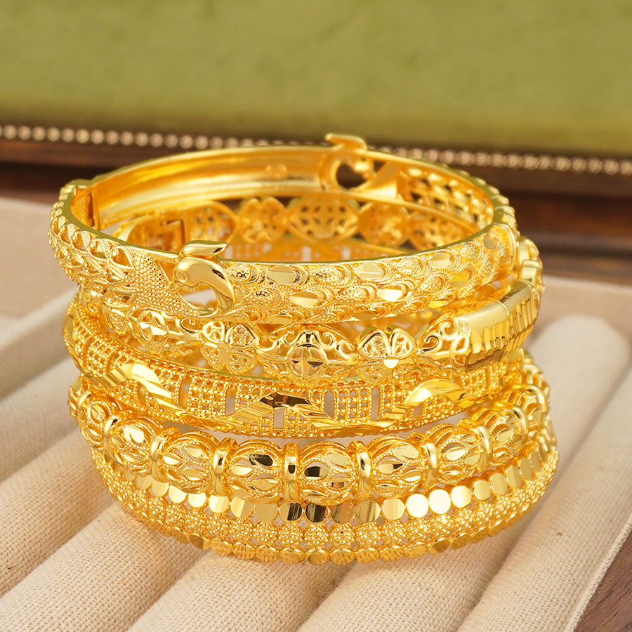 1 Buah Set Gelang Ukiran Merak - Ethnic Fashion In Dubai ulasan dan harga