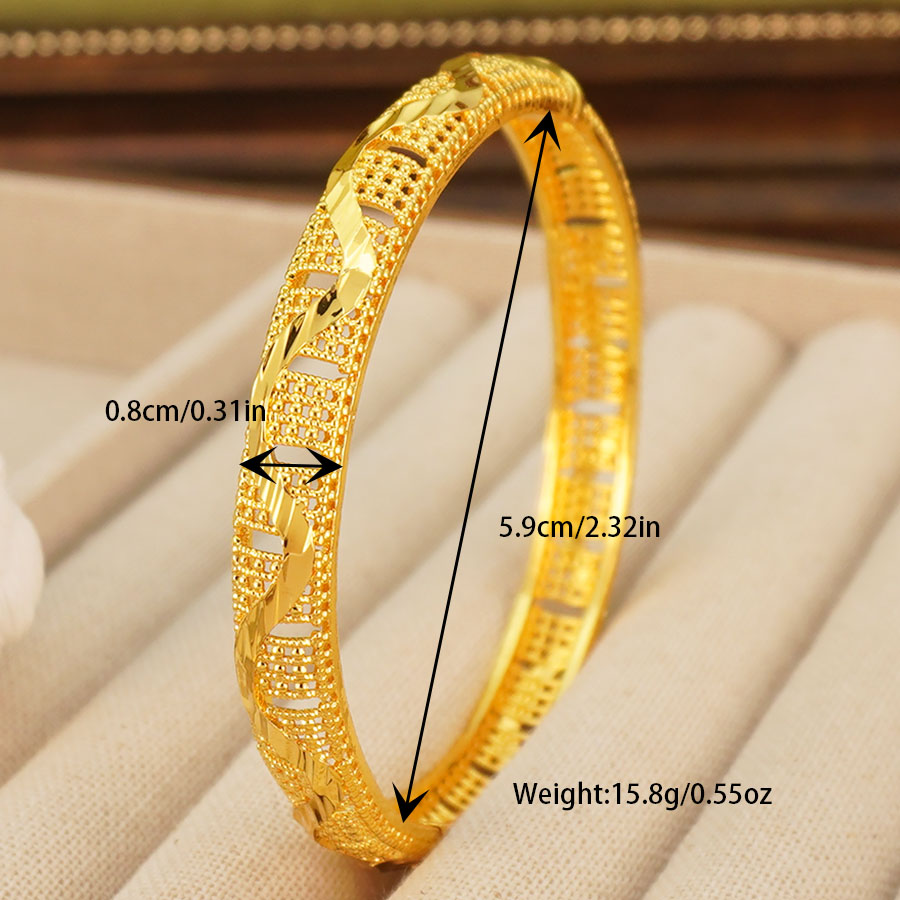 1 Buah Set Gelang Ukiran Merak - Ethnic Fashion In Dubai ulasan dan harga