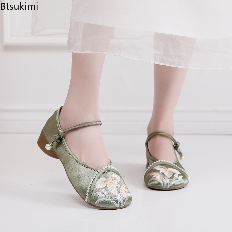 Sepatu Wanita Hak Rendah Gaya  - Ethnic Fashion For Ladies ulasan dan harga