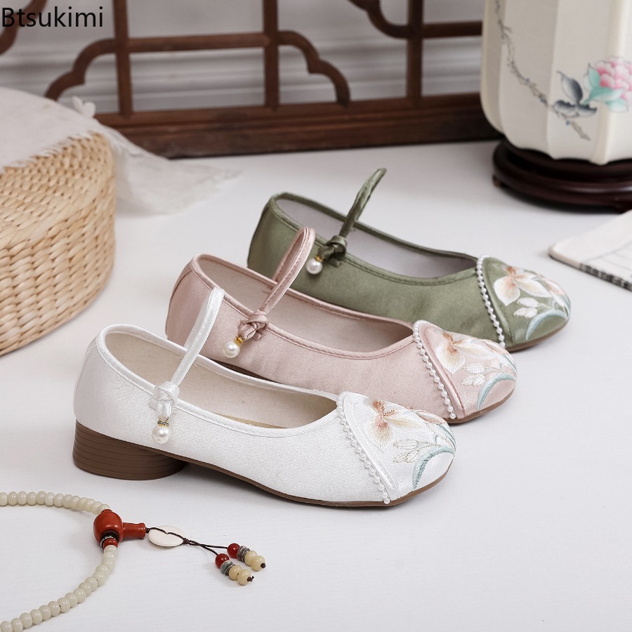 Sepatu Wanita Hak Rendah Gaya  - Ethnic Fashion For Ladies ulasan dan harga