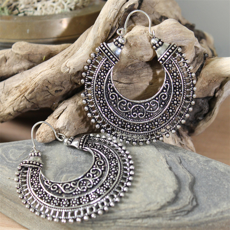 Aksesori DIY Anting berukir be - Ethnic Fashion Trend ulasan dan harga