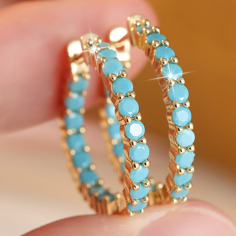 Anting Wanita Berbentuk Lingka - Ethnic Fashion Wear For Women ulasan dan harga