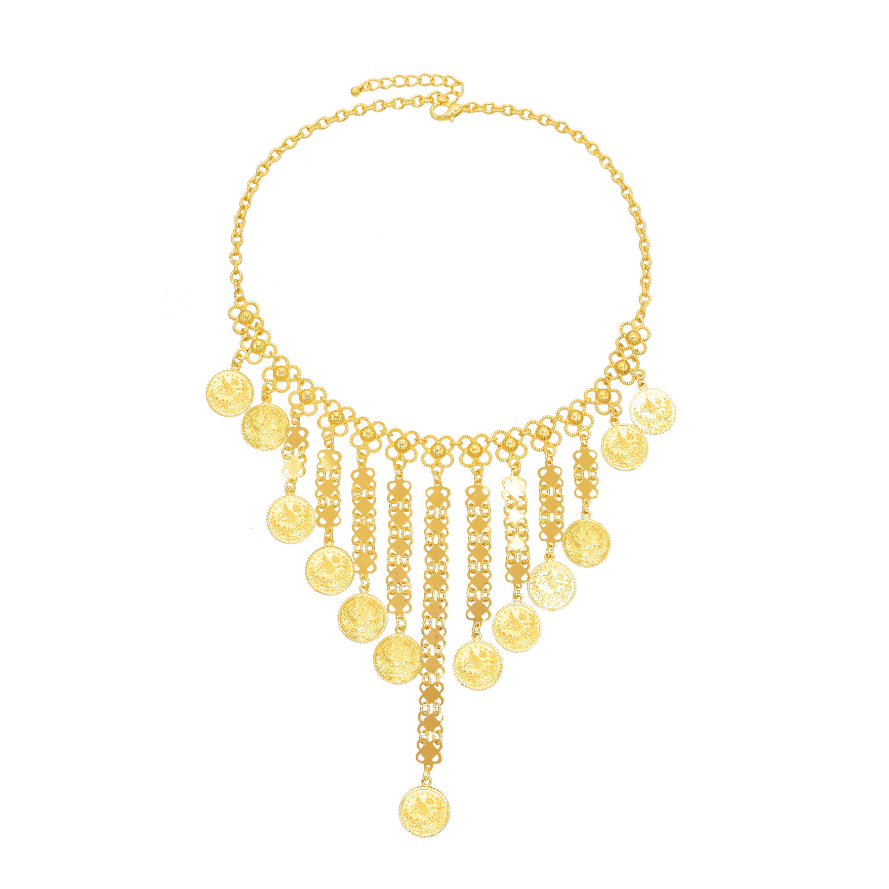 Kalung pernyataan rumbai ranta - Ethnic Fashion Co In ulasan dan harga