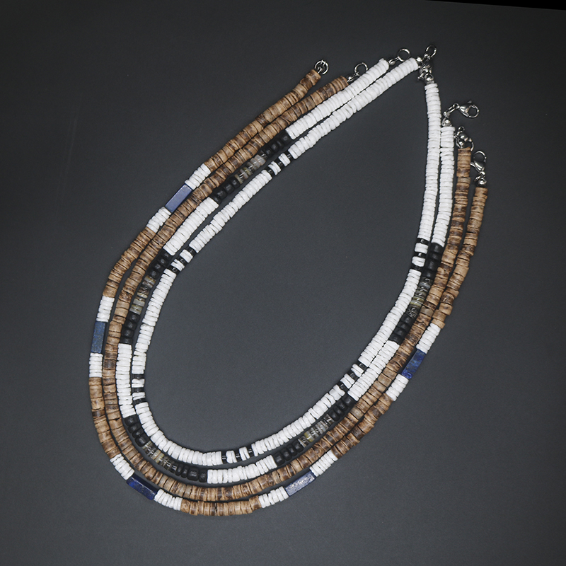 2023 kalung manik-manik kelapa - Ethnic Fashion Co In ulasan dan harga