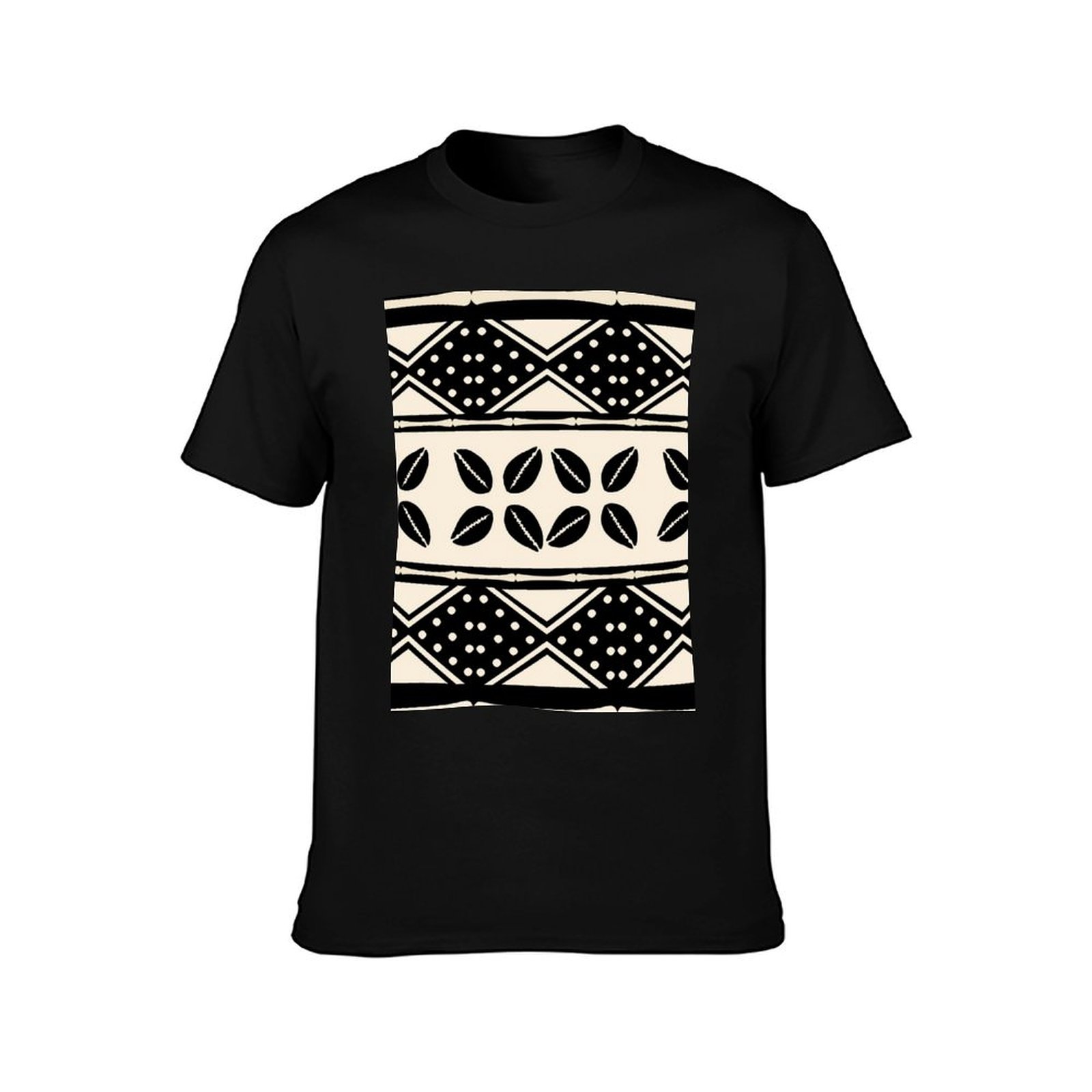 Kaos Polos Motif Kain Lumpur A - Mudcloth Print Top ulasan dan harga