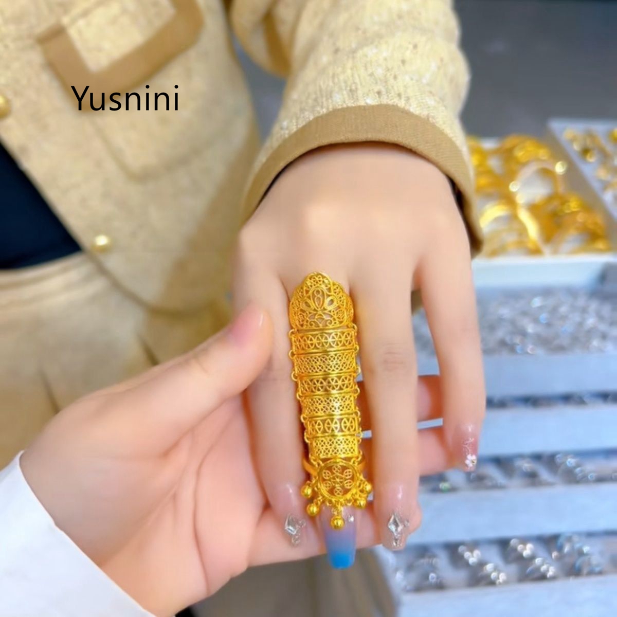 Perhiasan Dubai Baru Terlaris  - Ethnic Fashion In Dubai ulasan dan harga