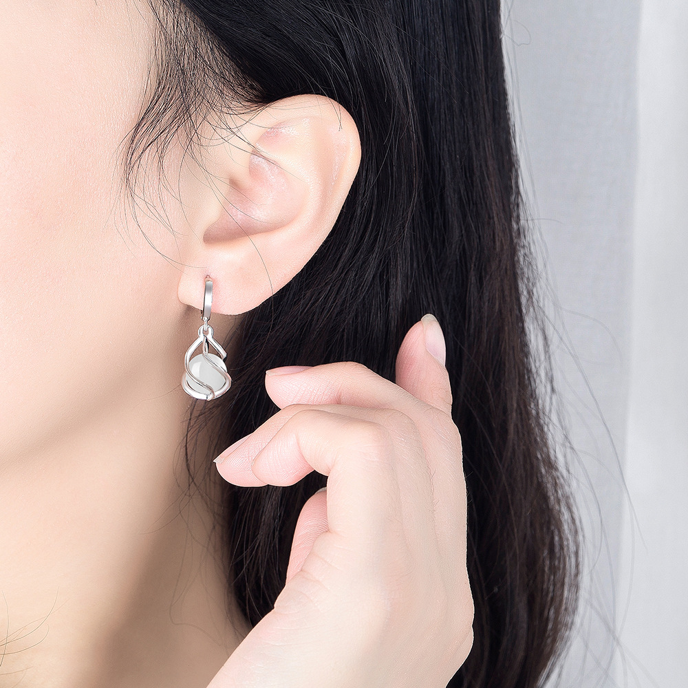 Anting Perak Murni 925 Anting  - Ethnic Fashion For Ladies ulasan dan harga