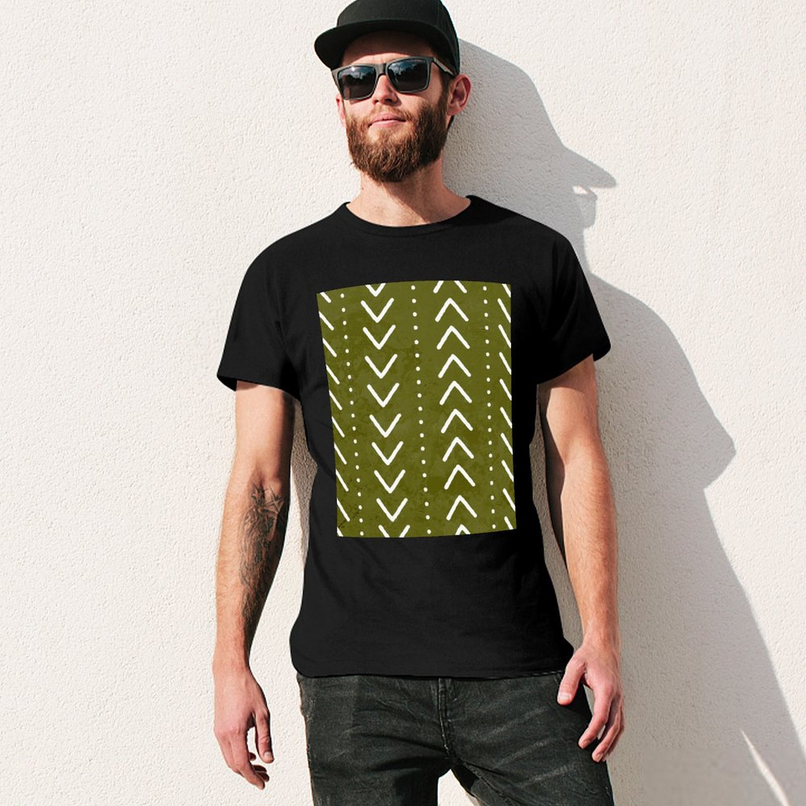 Kaos Pola Panah Kain Mudcloth  - Mudcloth Print Top ulasan dan harga