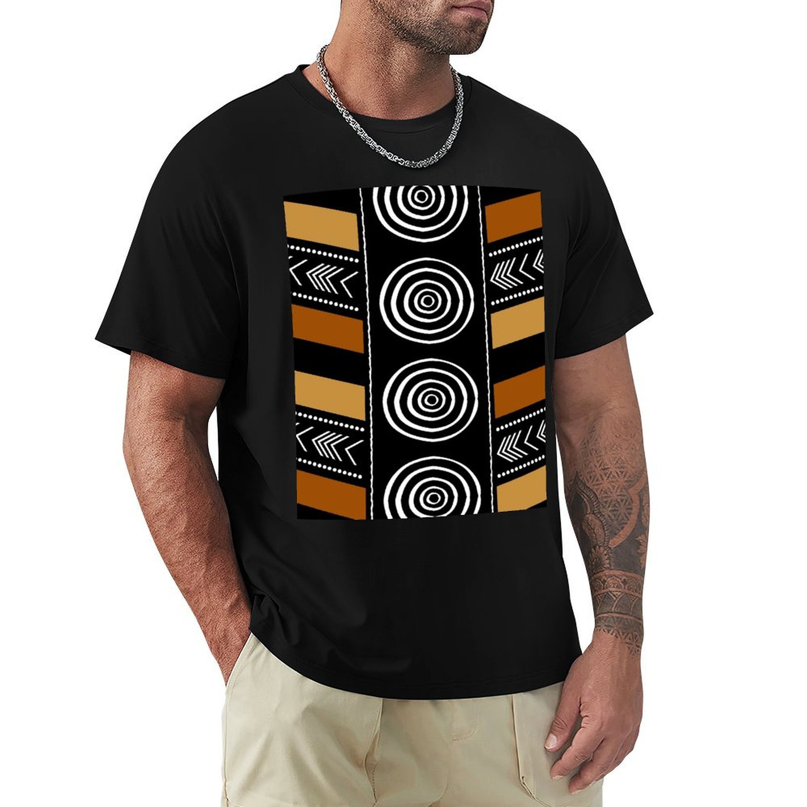Kaos Seni Kain Lumpur Afrika,  - Mudcloth Print Top ulasan dan harga