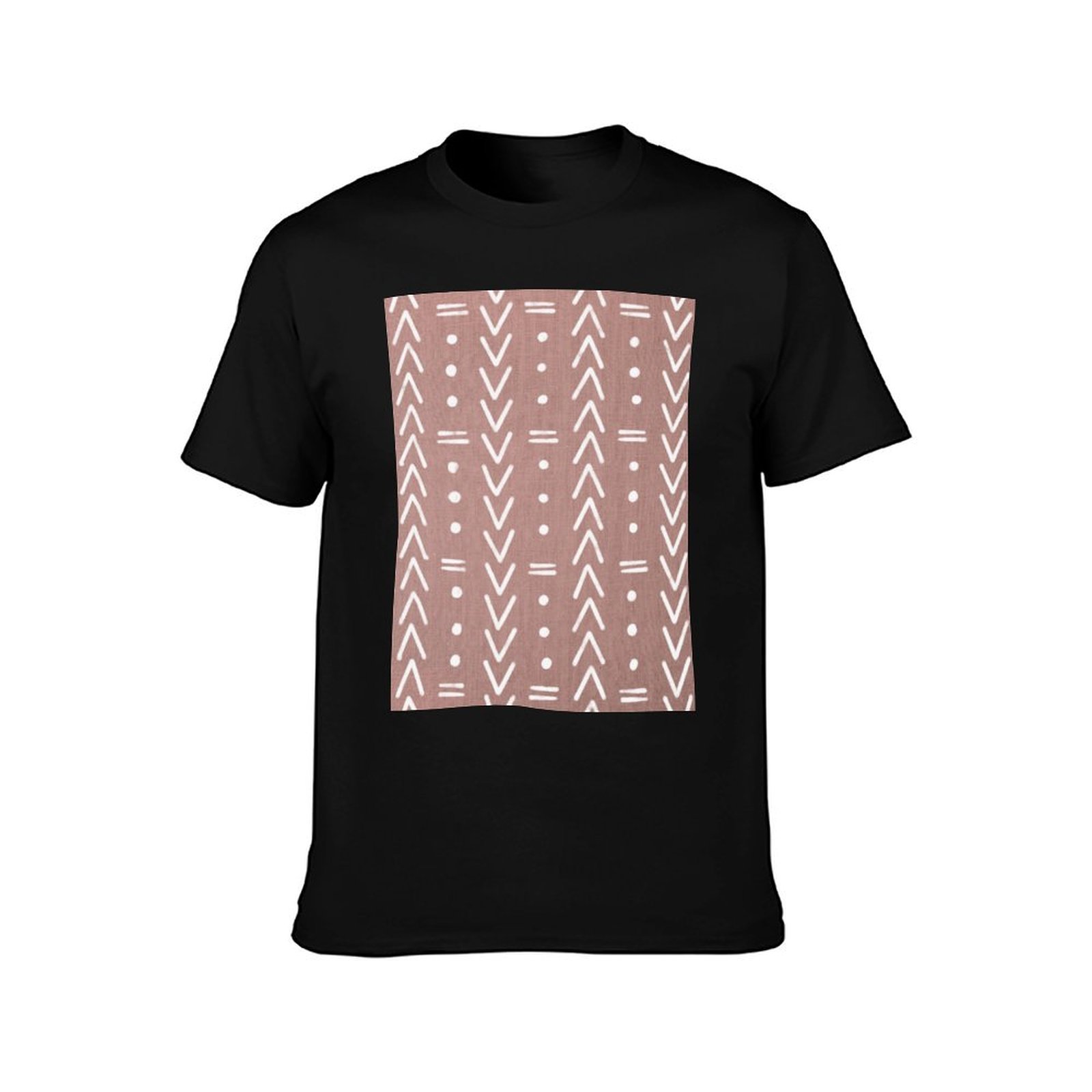 Kaos Oblong Pria dengan Motif  - Mudcloth Print Top ulasan dan harga