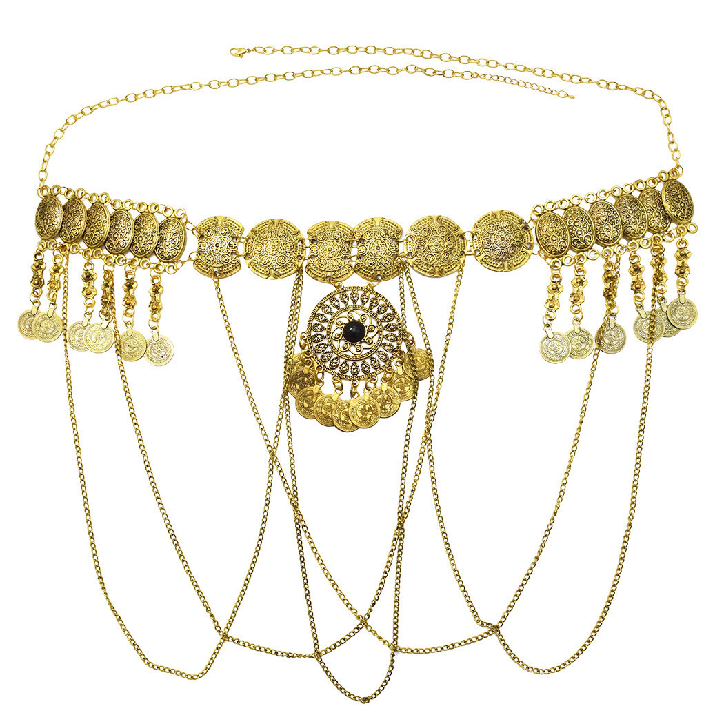 Liontin Rumbai Koin Melingkar  - Ethnic Fashion Co In ulasan dan harga