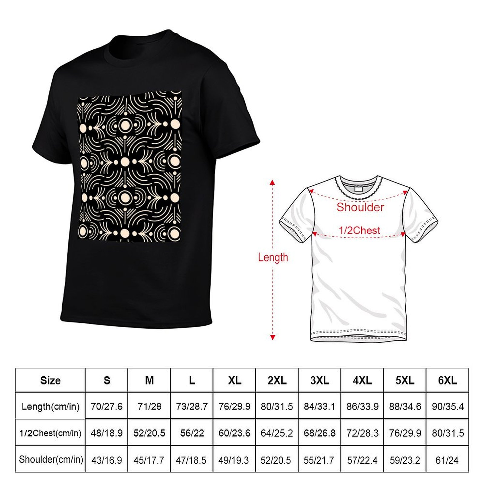 Kaos Katun Boho - Garis & Titi - Mudcloth Print Top ulasan dan harga