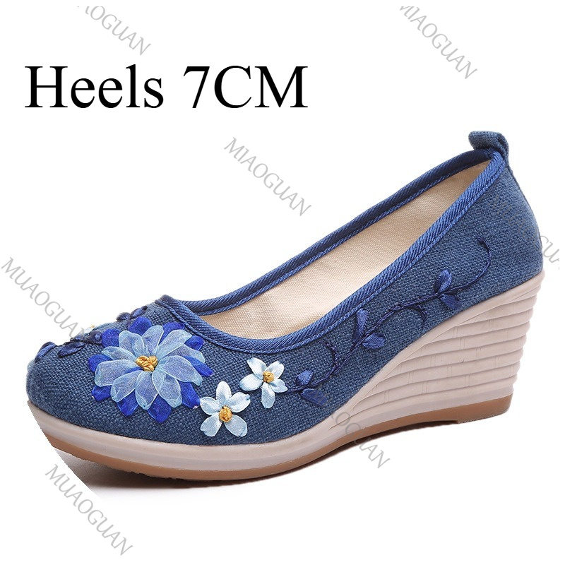 Sepatu Platform Wedge Nyaman W - Ethnic And Fashion ulasan dan harga