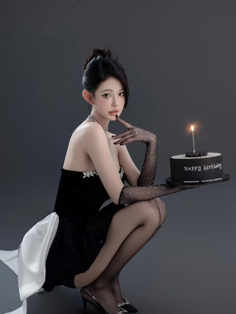 Kostum Fotografi Hitam Elegan  - Ethnic Fashion Studio ulasan dan harga