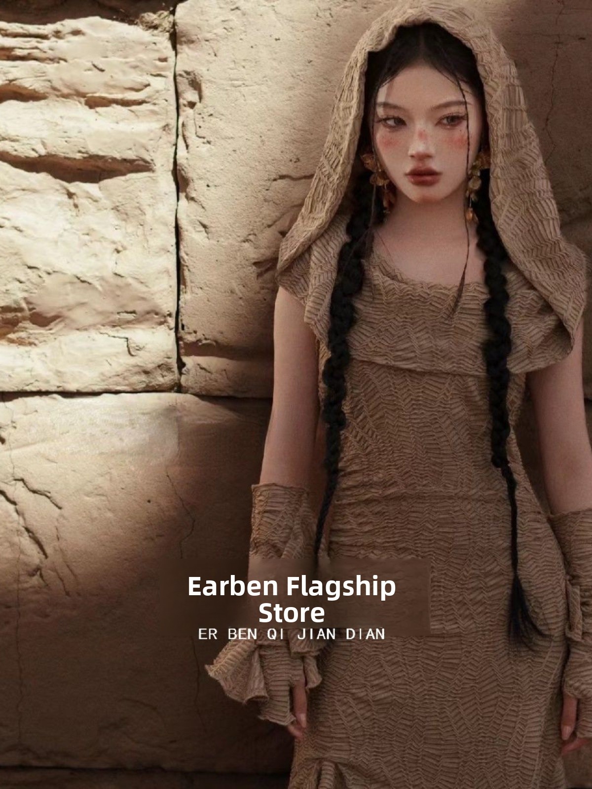 Gaun Liburan Gaya Putri Gurun  - Ethnic Fashion Studio ulasan dan harga