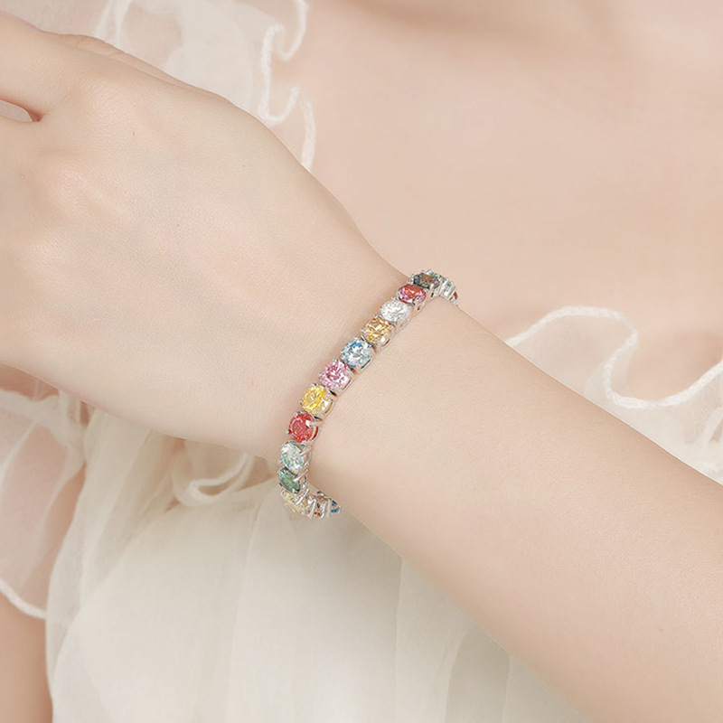 Gelang platinum PT950 moissani - Ethnic Fashion Trend ulasan dan harga