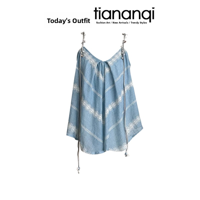 Set Denim Gaya Etnik Biru Seks - Ethnic Fashion Designers ulasan dan harga