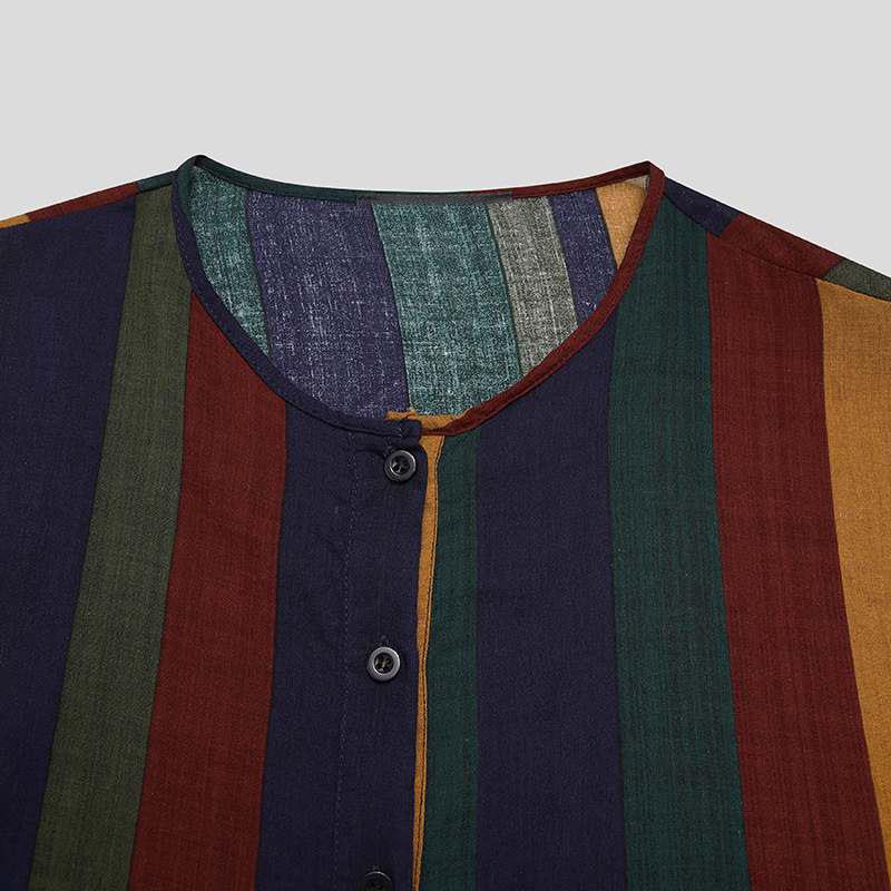 Kemeja Pria Panjang Bermotif d - Ethnic Wear Men'S Fashion ulasan dan harga