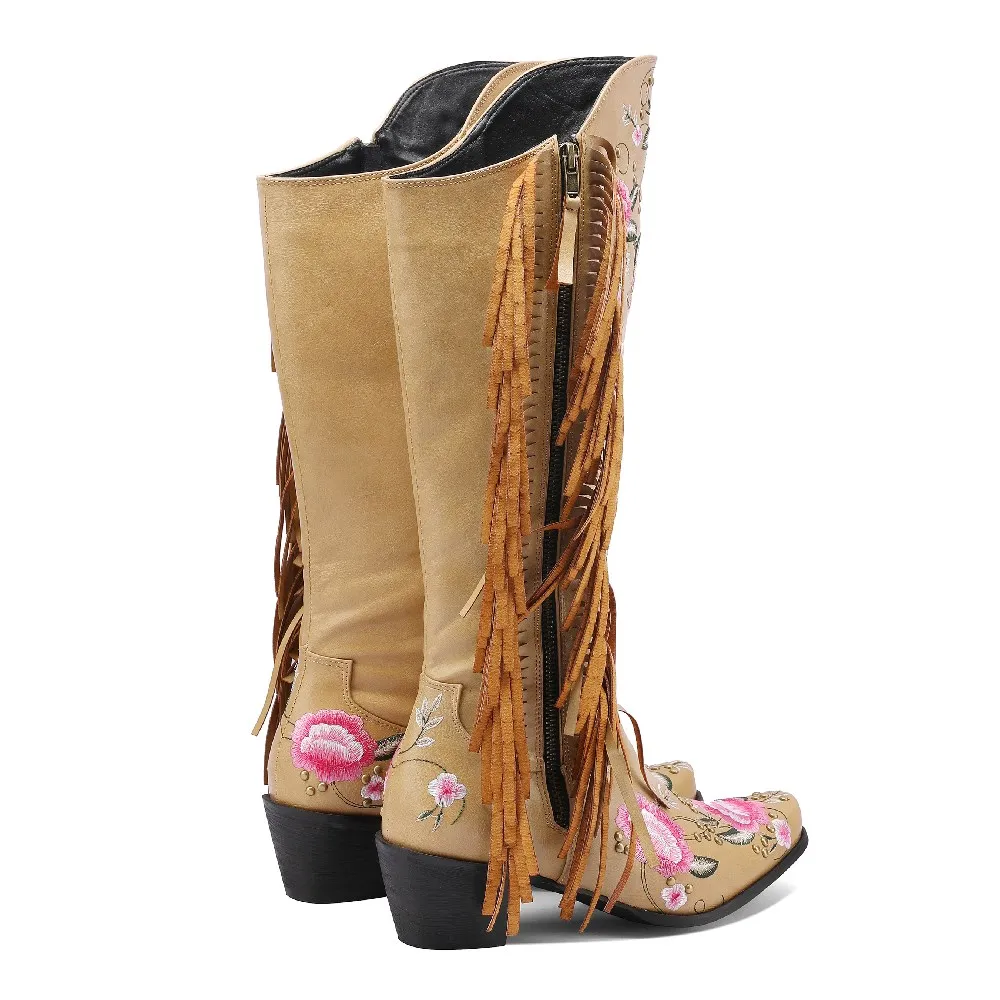Sepatu Bot Setinggi Lutut Bara - Ethnic And Fashion ulasan dan harga