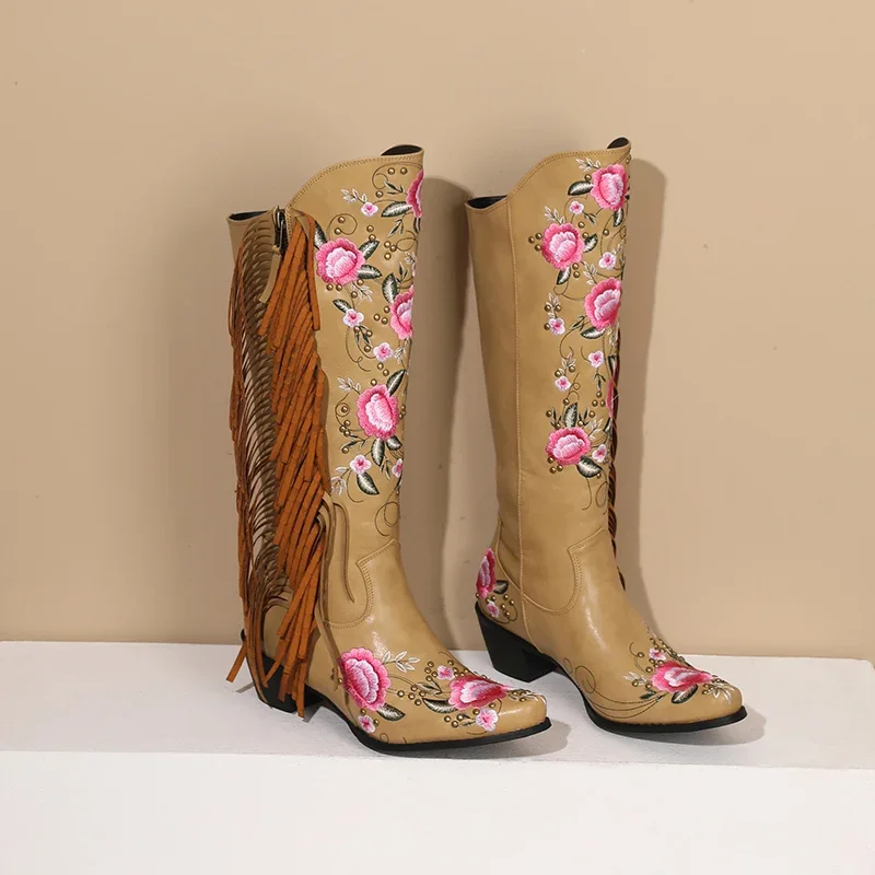 Sepatu Bot Setinggi Lutut Bara - Ethnic And Fashion ulasan dan harga