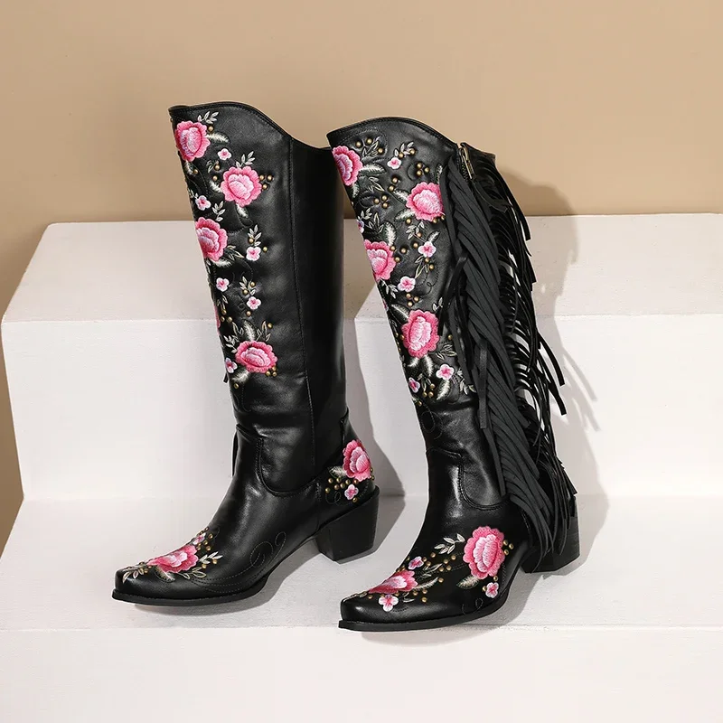 Sepatu Bot Setinggi Lutut Bara - Ethnic And Fashion ulasan dan harga