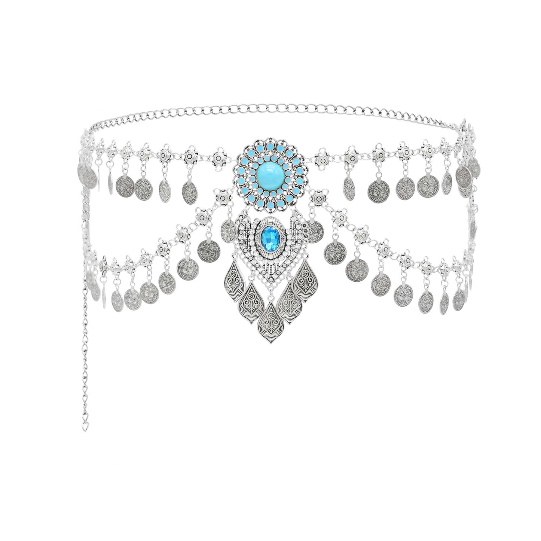 Rantai pinggang koin Bohemian  - Ethnic Fashion Co In ulasan dan harga