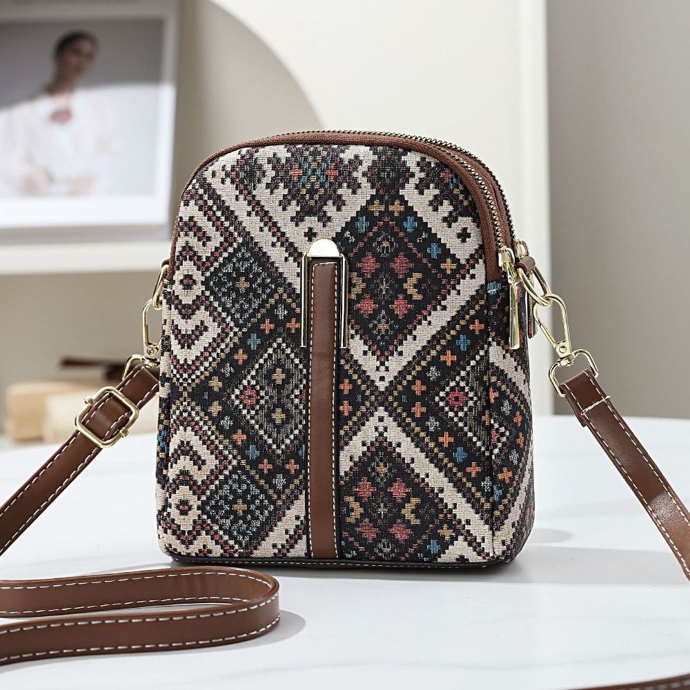 Tas Ponsel Motif Gaya Bohemian - Ethnic Fashion For Ladies ulasan dan harga