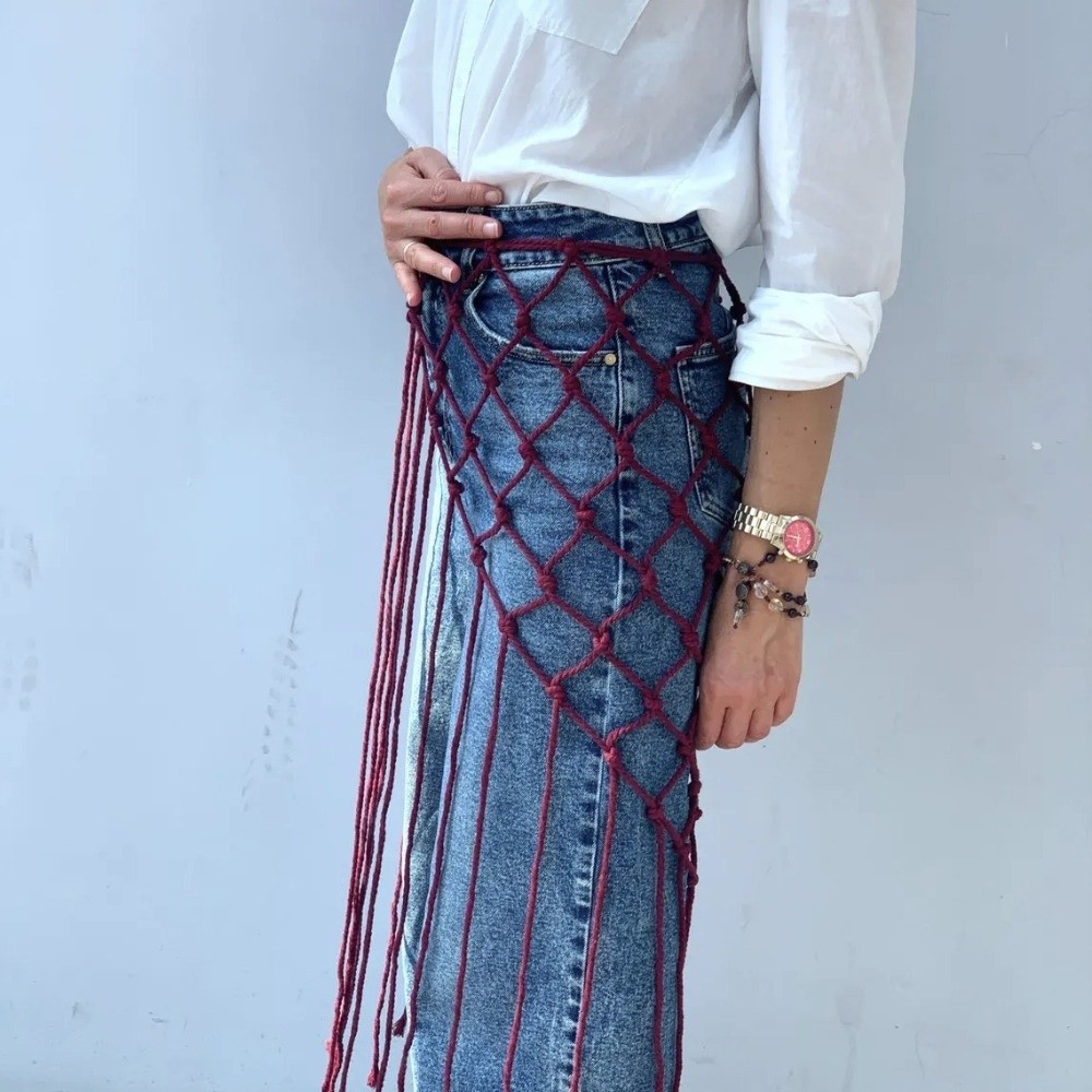 Selendang Syal Rumbai Jala Boh - Ethnic Fashion Designers ulasan dan harga