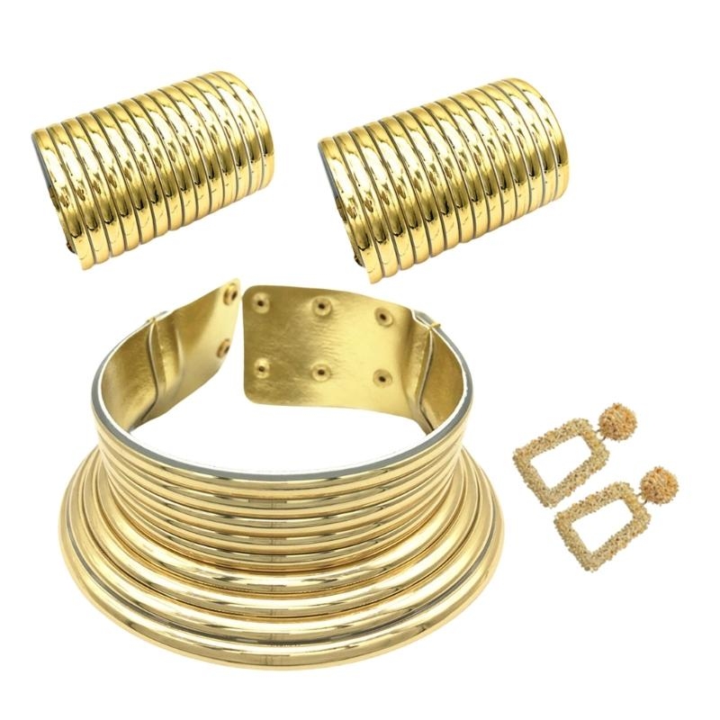 Set Perhiasan Cincin Leher Pan - Ethnic Contemporary Fashion ulasan dan harga