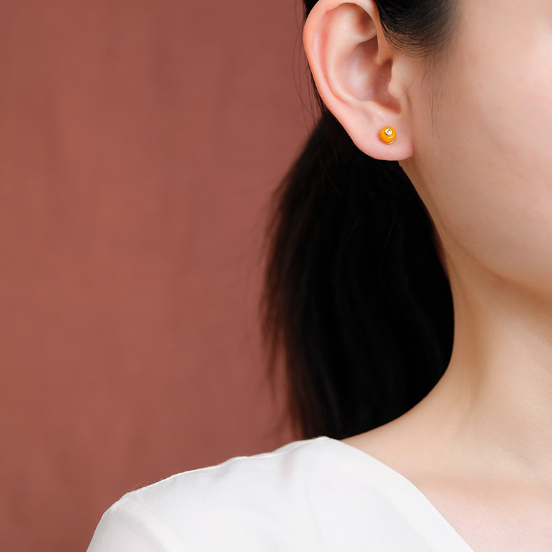 Anting Kecil Bulat Koin Perak  - Ethnic Fashion Co In ulasan dan harga